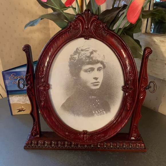 Other Victorian Vintage Oval Picture Frame Tilts British Registered